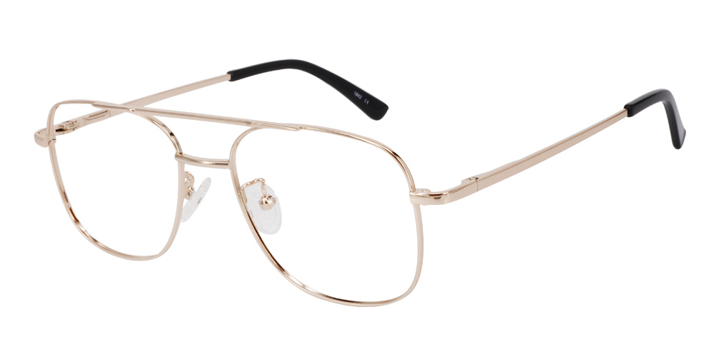 1842 Aviator Glasses Gold-2964