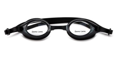 P1 Prescriptiion Swimming Goggles Black - Adult Size-0