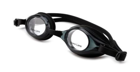 P1 Prescriptiion Swimming Goggles Black - Adult Size-7732