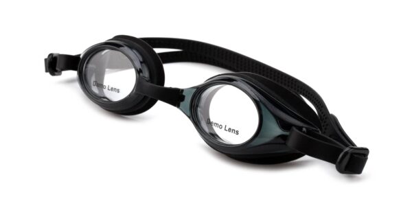 P1 Prescriptiion Swimming Goggles Black - Adult Size-7732