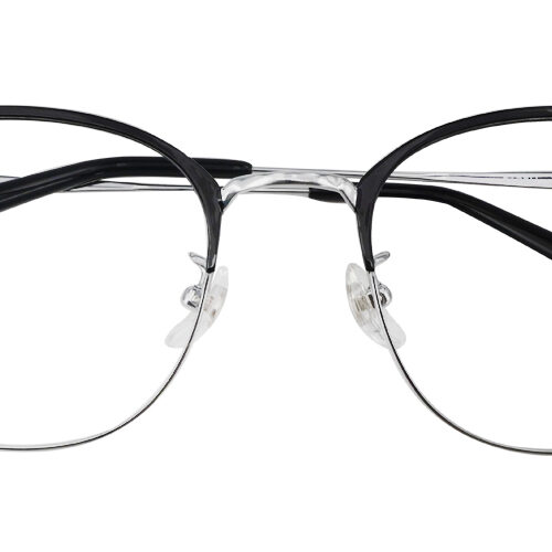 8758D Titanium Eyeglasses Silver-0