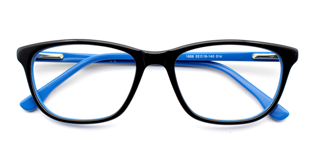 A1856 Black Blue Prescription Eyeglasses-0