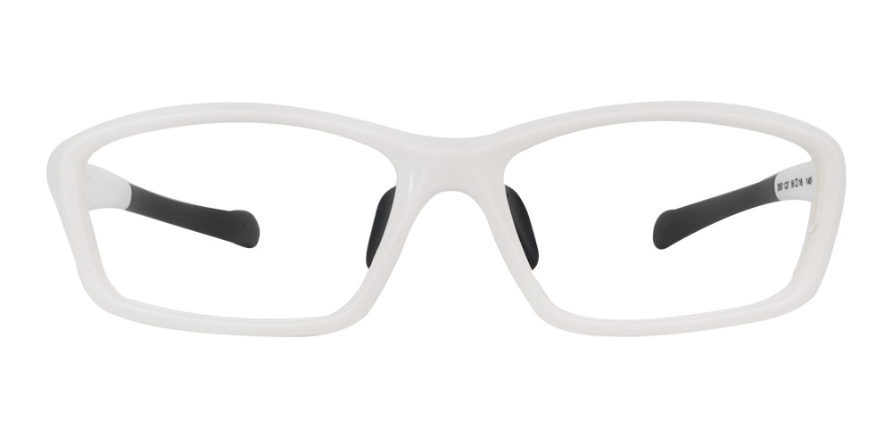 2057 White Prescription Sports Glasses-2727