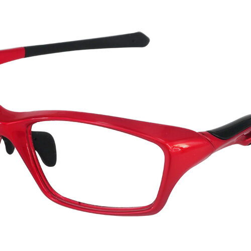 2057 Red Prescription Sports Glasses-0