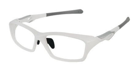 2057 White Prescription Sports Glasses-0
