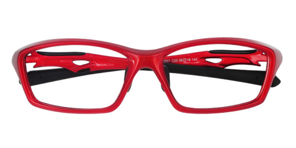 2057 Red Prescription Sports Glasses-2632
