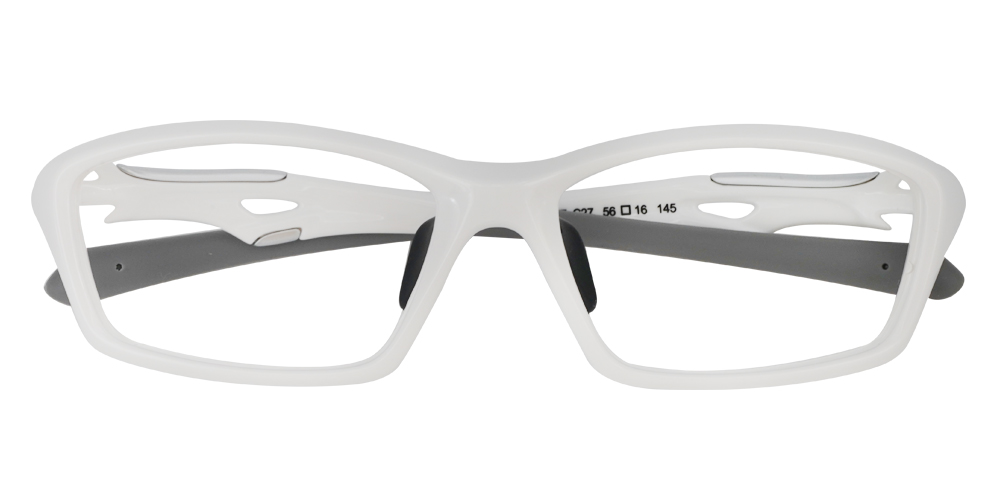 2057 White Prescription Sports Glasses-2728