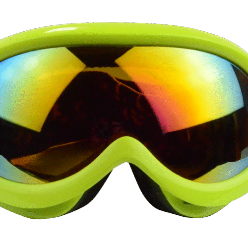 H006 Prescription Ski Goggles Green (Rx Inserts)-0