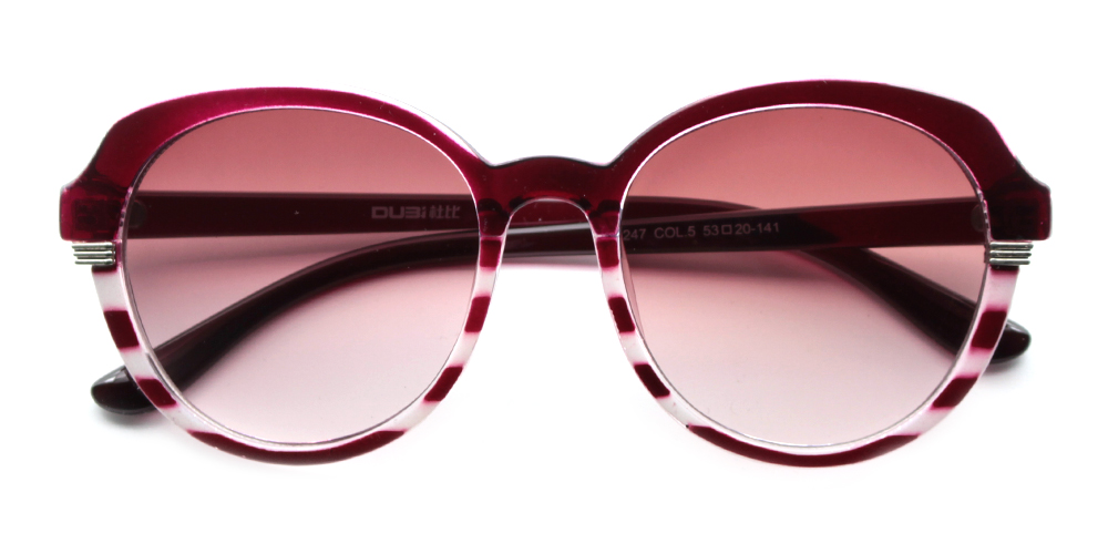 S8247 Prescription Sunglasses Red -0