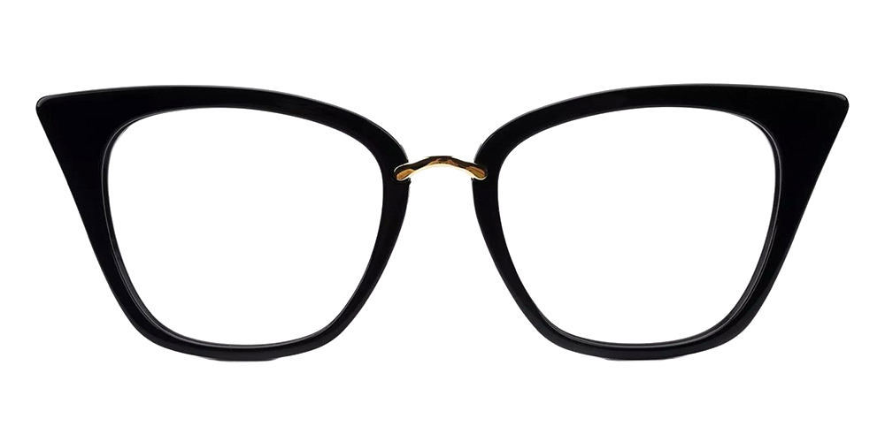 CAT011 Cat Eye Prescription Glasses Black-5084