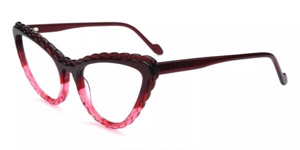 CAT014 Cat Eye Prescription Glasses Pink-5176