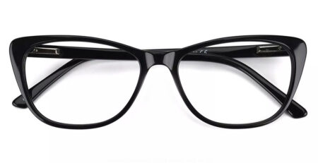 A2113 Cat Eye Prescription Eyeglasses Black-0