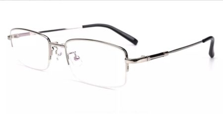 S9076 Clip On Prescription Sunglasses Silver-4037
