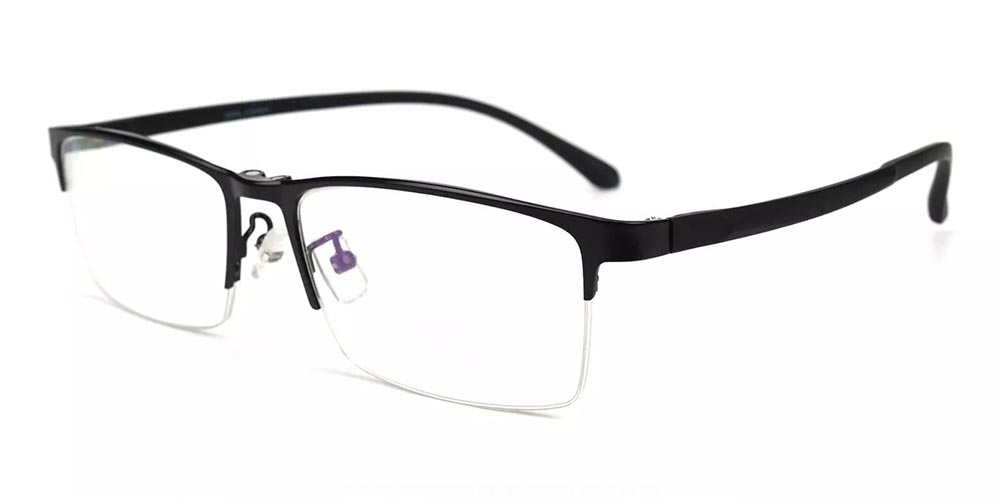S9266 Clip On Prescription Sunglasses Black (2 Clips)-4047