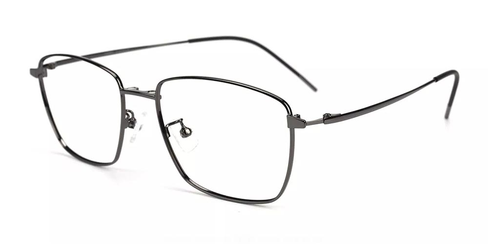S9335 Clip On Prescription Sunglasses Gun-4087