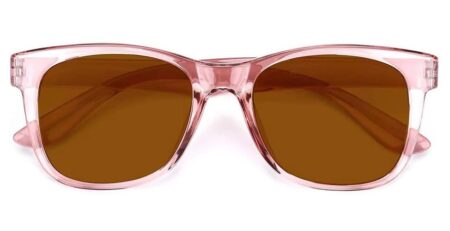 S9391 Prescription Sunglasses Clear Pink-0