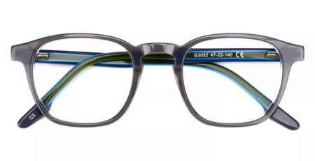 A3052 Prescription Glasses Clear Gray-0