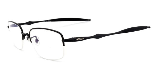 OX301 Half Rim Titanium Prescription Eyeglasses Black-8875
