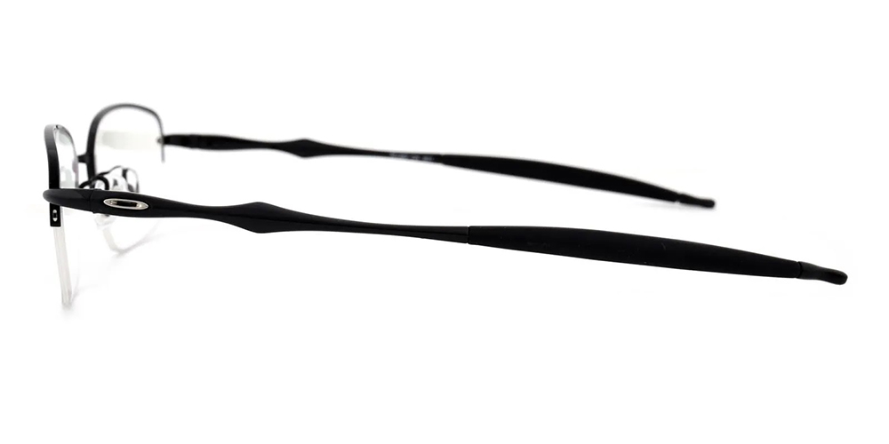 OX301 Half Rim Titanium Prescription Eyeglasses Black-8877