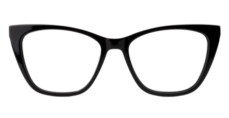 8001 Cat Eye Prescription Glasses Black - Spring Hinge-8949