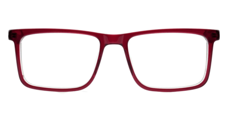 A8017 Prescription Glasses Red Acetate - Spring Hinge-9552