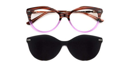G5227 Clip On Prescription Sunglasses Tortoise-0