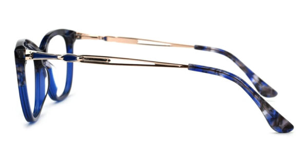 G5228 Clip On Prescription Sunglasses Blue Accetate-8244