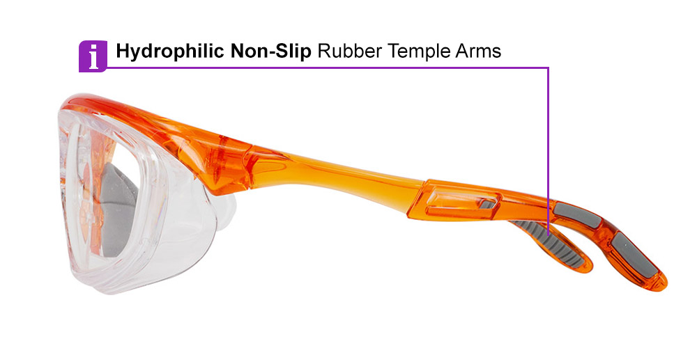 S005 Prescription Safety Glasses Orange-10818