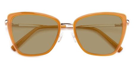 TH3304 Cat Eye Prescription Sunglasses Orange with Spring Hinge-0
