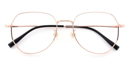 T1020 Pure Titamium Prescription Glasses Gold-0