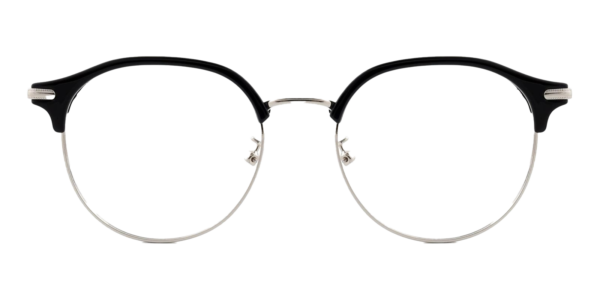 1343 Round Prescription Glasses Black-13251