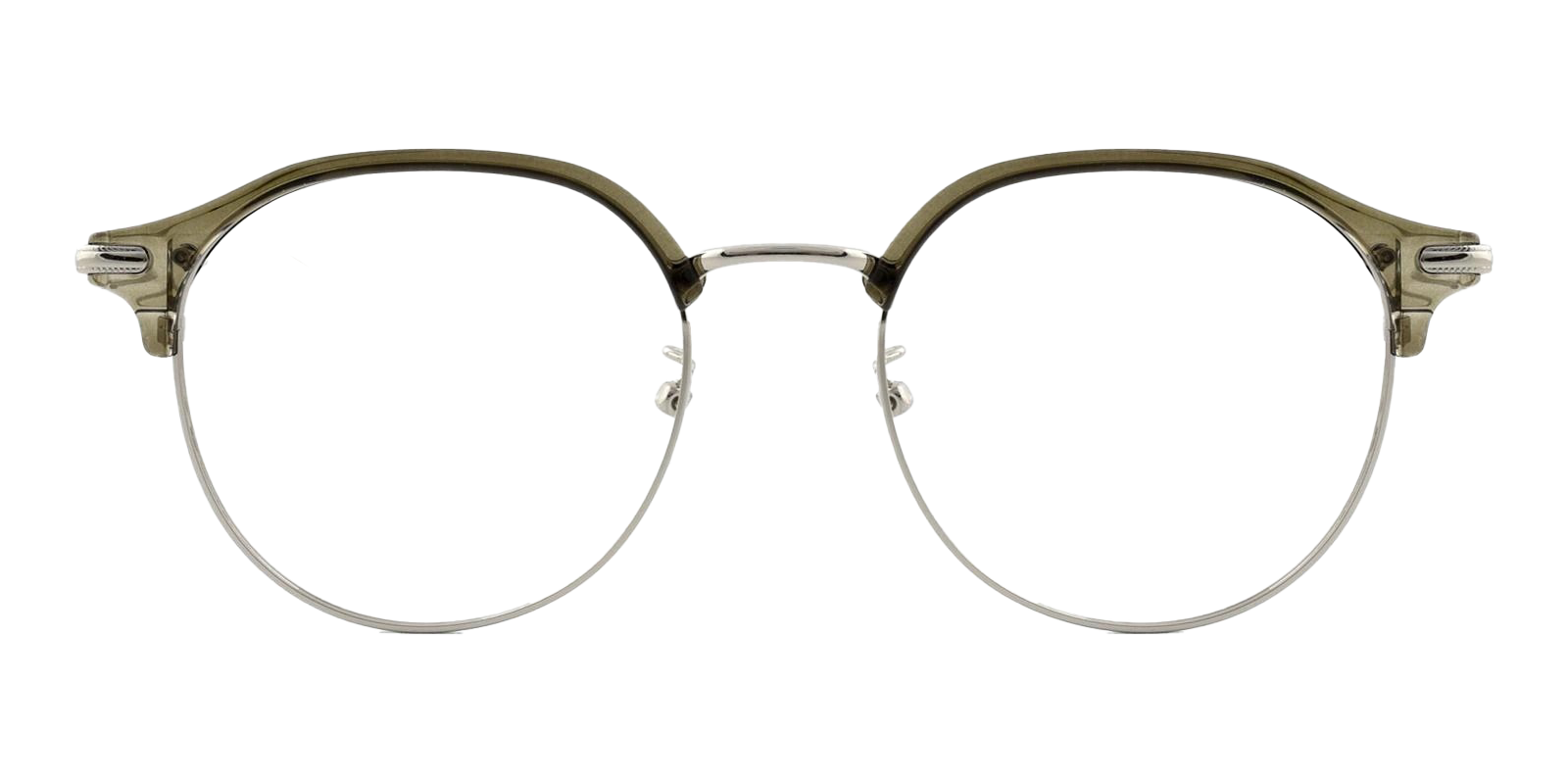1343 Round Prescription Glasses Green-13246