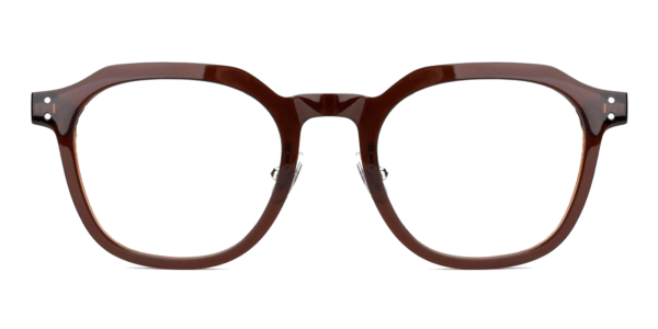 225 Round Prescription Glasses Brown-13041