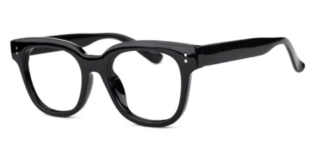 6180 Square Prescription Glasses Black-13117