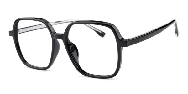 6223 Square Prescription Glasses Black-13129