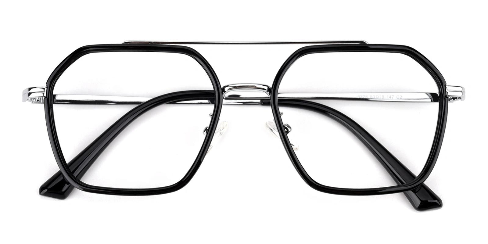 6228 Aviator Prescription Glasses Black-0