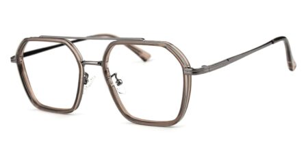 6228 Aviator Prescription Glasses Brown-13141