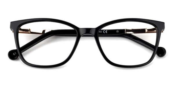CH8010 Cat Eye Prescription Glasses Black-0