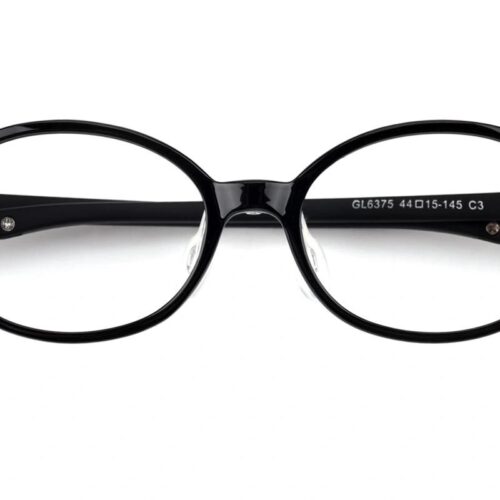 GL6375 Kids Prescription Glasses Black-0