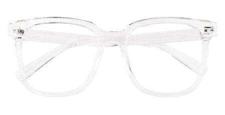 L-089 Square Prescription Glasses Translucent-0