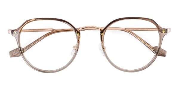 01319 Round Glasses Brown-0 01319 Round Glasses Brown-0