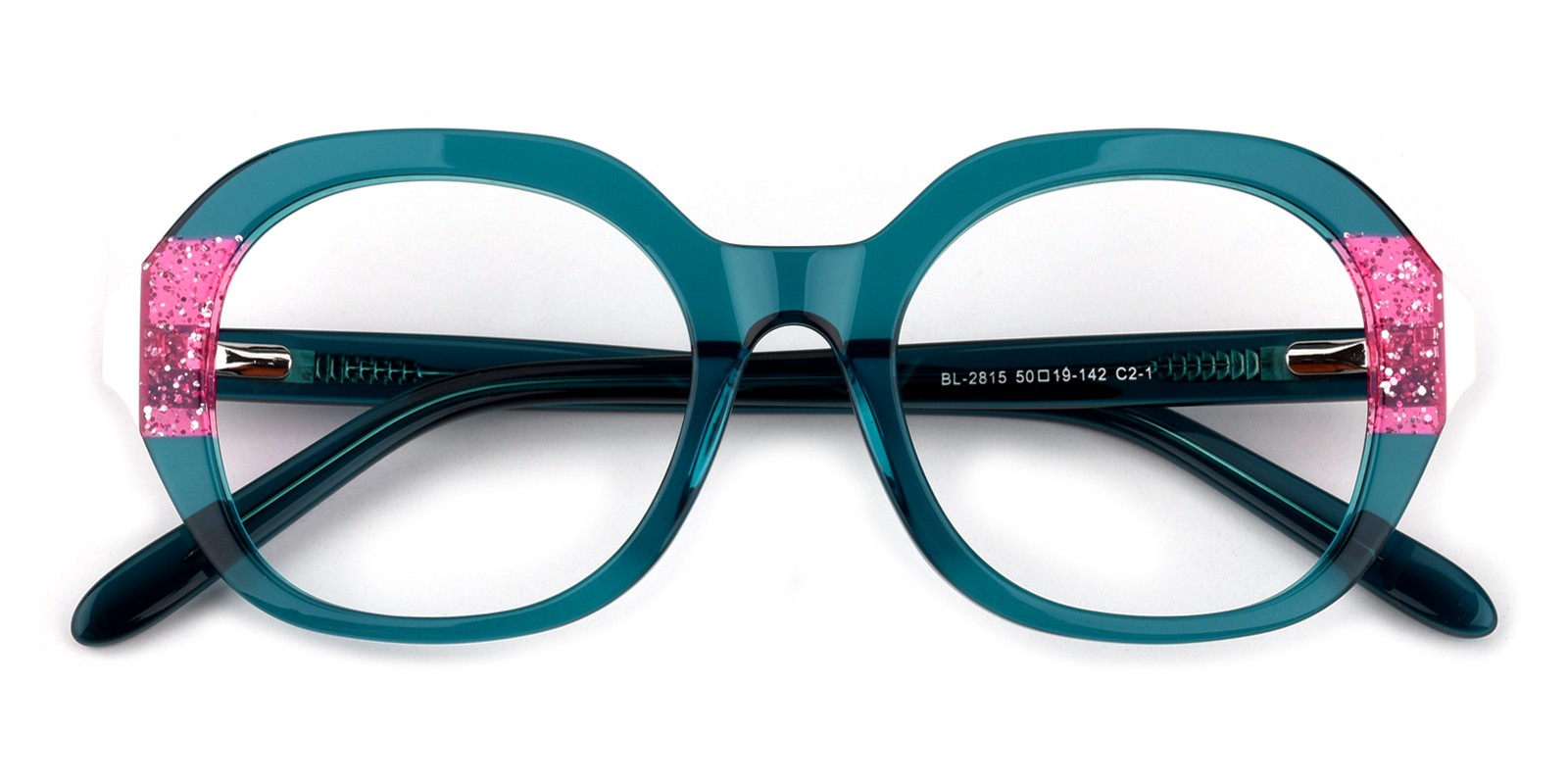 BL2815 Round Glasses Green-0