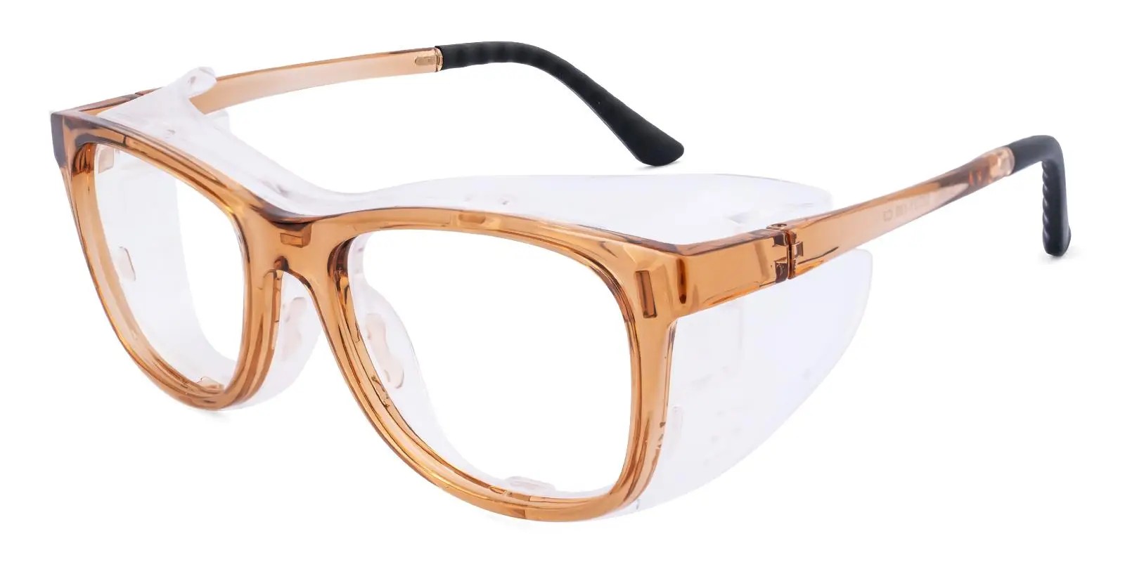 D28503 Brown Prescription Safety Goggles-13323