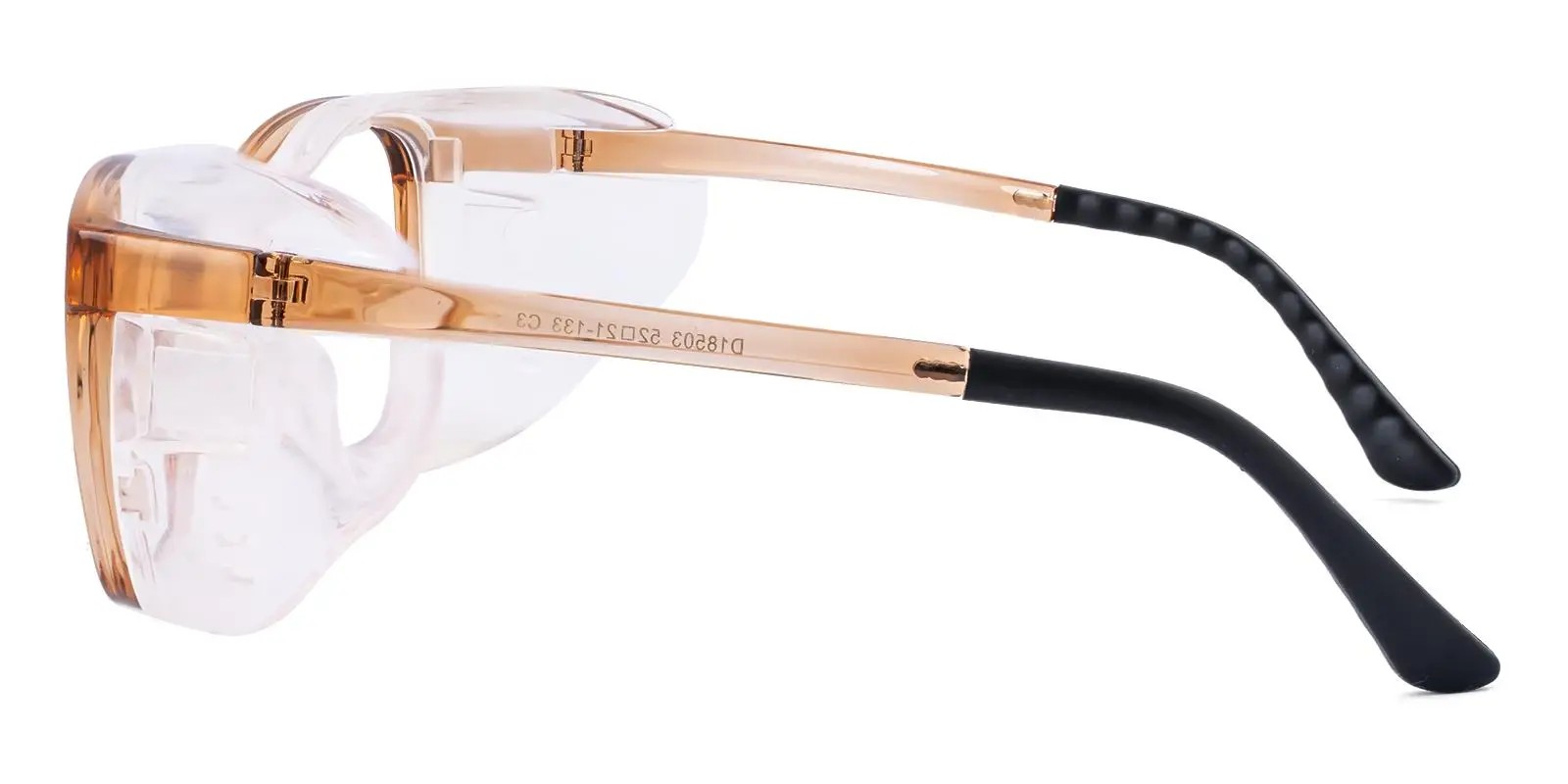 D28503 Brown Prescription Safety Goggles-13325