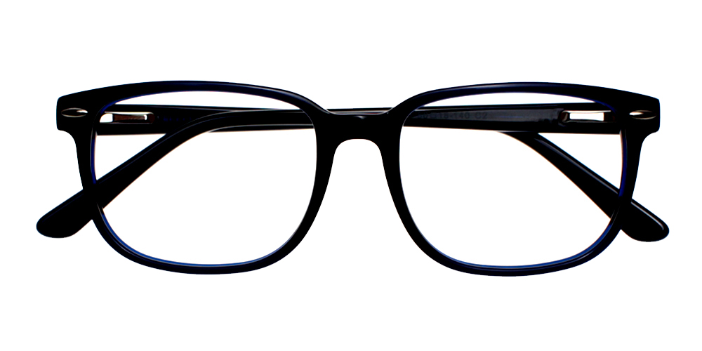 Prescription Glasses E9855 Black Blue-0