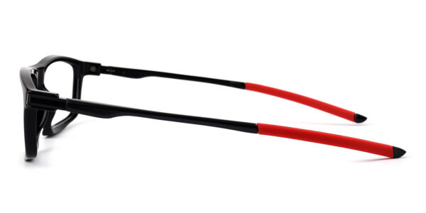 Cheap Glasses 5852 Rectangle Black Red-14204