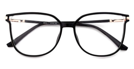 Cat Eye Womens Glasses 87041 Black-0