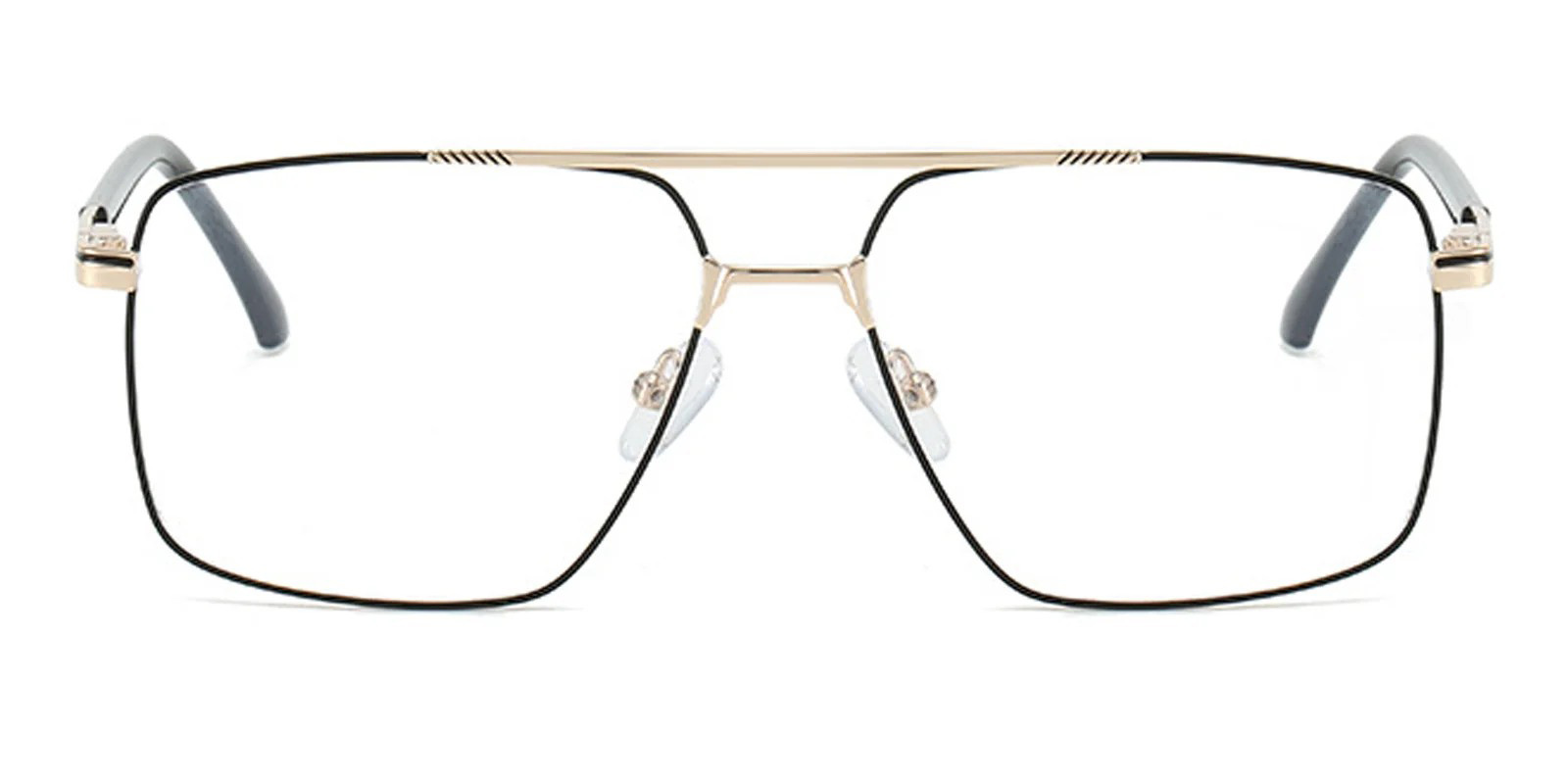 Cheap Glasses M6928 Black Aviator-14177