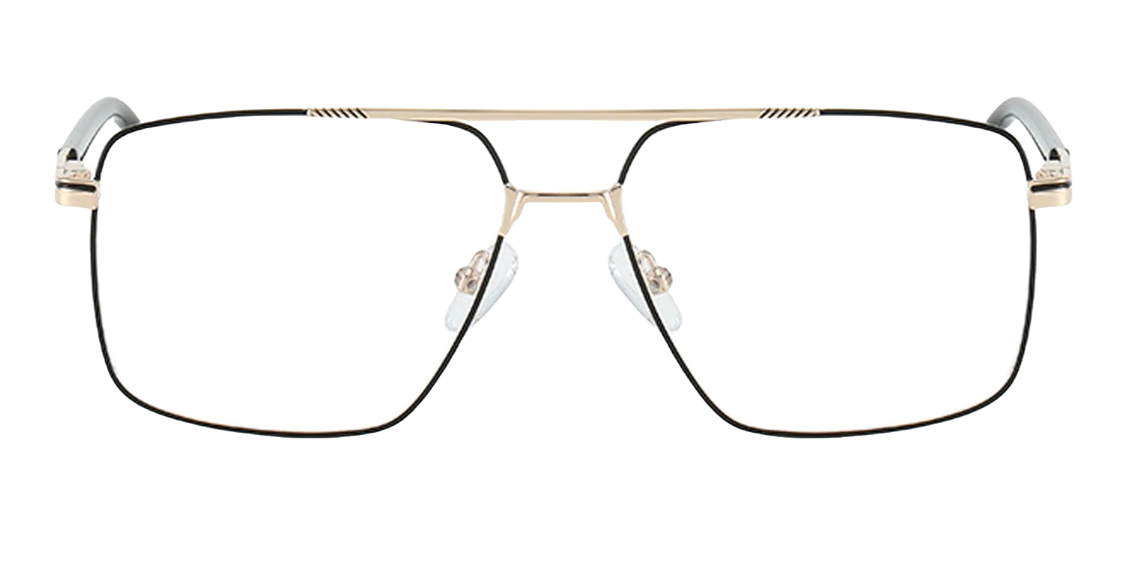 Cheap Glasses M6928 Black Aviator-14178