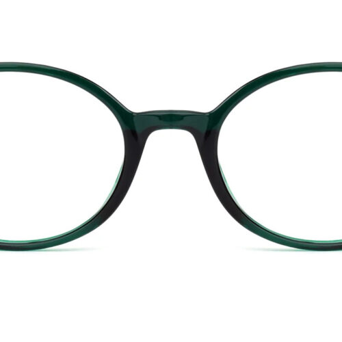 Cheap Glasses W72351 Green Oval-0